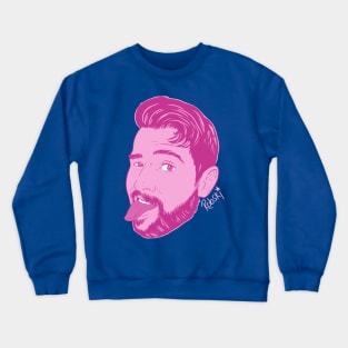 Dan stick your... tongue out! - pink Crewneck Sweatshirt